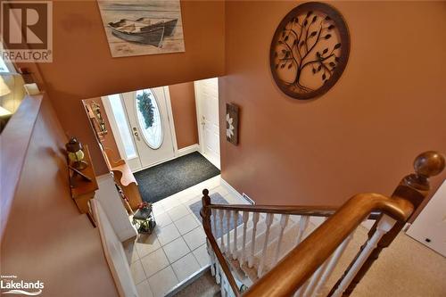 View of carpeted entrance foyer - 97 Glen Eton Road, Wasaga Beach, ON 