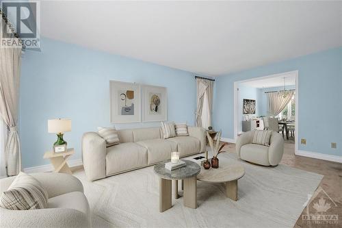 Virtually Staged - 372 River Ridge Crescent, Ottawa, ON - Indoor Photo Showing Living Room