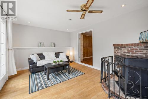 9 Darrach Street, Charlottetown, PE - Indoor Photo Showing Living Room With Fireplace