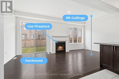 12 Heming Trail, Hamilton, ON - Indoor With Fireplace