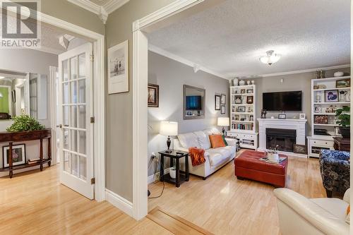 12 Crosbie Road, Harbour Grace, NL - Indoor Photo Showing Living Room With Fireplace