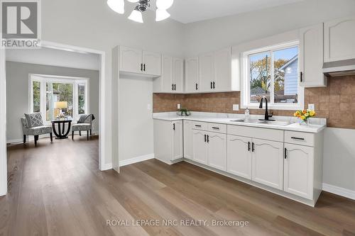 1 Colbey Street, St. Catharines (451 - Downtown), ON - Indoor Photo Showing Kitchen With Double Sink