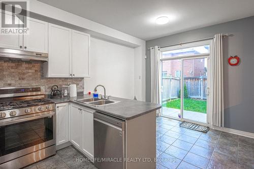 116 Amaranth Crescent, Brampton, ON - Indoor Photo Showing Kitchen With Stainless Steel Kitchen With Double Sink