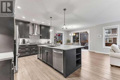 248 Sandpiper Crescent, Chestermere, AB - Indoor Photo Showing Kitchen With Upgraded Kitchen