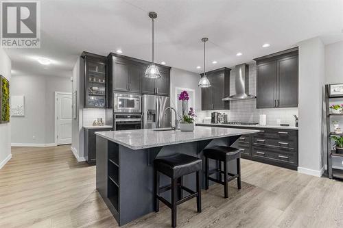 248 Sandpiper Crescent, Chestermere, AB - Indoor Photo Showing Kitchen With Upgraded Kitchen