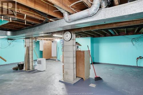 7026 Wyandotte Street East, Windsor, ON - Indoor Photo Showing Basement