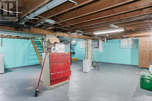 7026 Wyandotte Street East, Windsor, ON - Indoor Photo Showing Basement