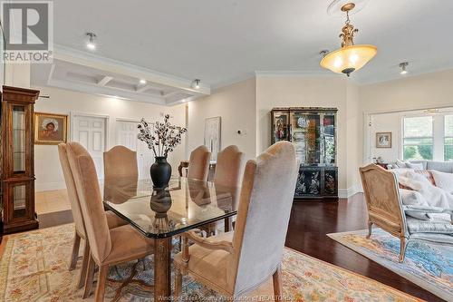 4789 Riverside Drive East Unit# 101, Windsor, ON - Indoor Photo Showing Dining Room