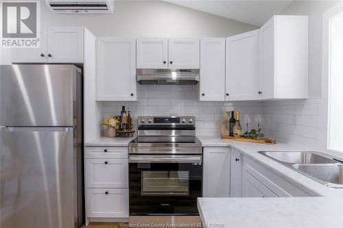 131 Alma Unit# A & B, Amherstburg, ON - Indoor Photo Showing Kitchen With Stainless Steel Kitchen With Double Sink With Upgraded Kitchen