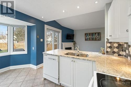 370 Duvernay Drive, Orleans - Cumberland And Area (1104 - Queenswood Heights South), ON - Indoor Photo Showing Kitchen With Double Sink