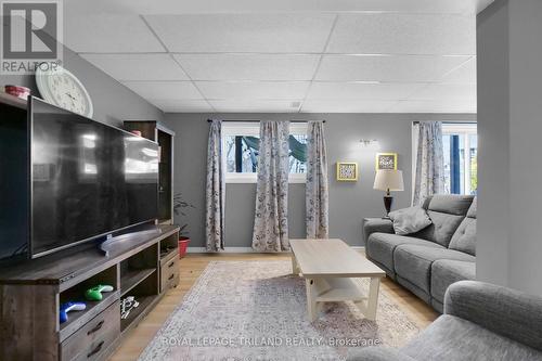 Walk Out Family Room Above Grade in Lower Level - 1315 Jalna Boulevard, London, ON - Indoor Photo Showing Living Room