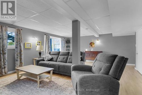 Walk Out Family Room Above Grade in Lower Level - 1315 Jalna Boulevard, London, ON - Indoor Photo Showing Living Room