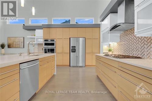 430 Lockmaster Crescent, Ottawa, ON - Indoor Photo Showing Kitchen With Stainless Steel Kitchen With Upgraded Kitchen