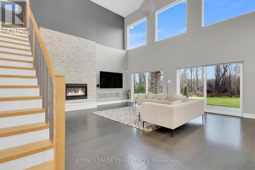 430 Lockmaster Crescent, Ottawa, ON - Indoor Photo Showing Other Room With Fireplace