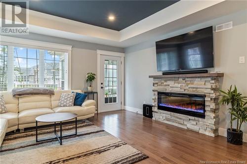 11 Rosenburg Street, Moncton, NB - Indoor Photo Showing Living Room With Fireplace