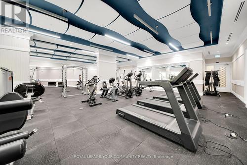 1908 - 9075 Jane Street, Vaughan, ON - Indoor Photo Showing Gym Room