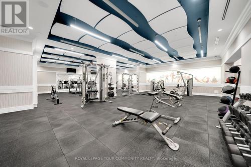 1908 - 9075 Jane Street, Vaughan, ON - Indoor Photo Showing Gym Room