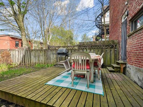 Backyard - 1465  - 1469 Rue De Chambly, Montréal (Mercier/Hochelaga-Maisonneuve), QC - Outdoor With Deck Patio Veranda