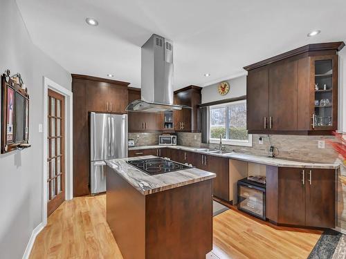 Cuisine - 531 Rue St-François-Xavier, Terrebonne (Terrebonne), QC - Indoor Photo Showing Kitchen With Double Sink With Upgraded Kitchen