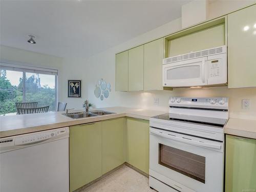 210-405 Quebec St, Victoria, BC - Indoor Photo Showing Kitchen With Double Sink