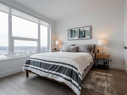 2303-777 Herald St, Victoria, BC - Indoor Photo Showing Bedroom