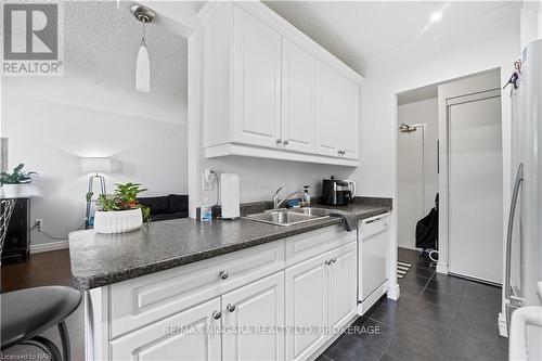 306 - 6390 Huggins Street, Niagara Falls (206 - Stamford), ON - Indoor Photo Showing Kitchen With Double Sink