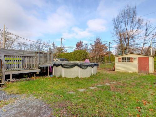 Backyard - 1222 Rue Dulude, Saint-Bruno-De-Montarville, QC - Outdoor With Above Ground Pool