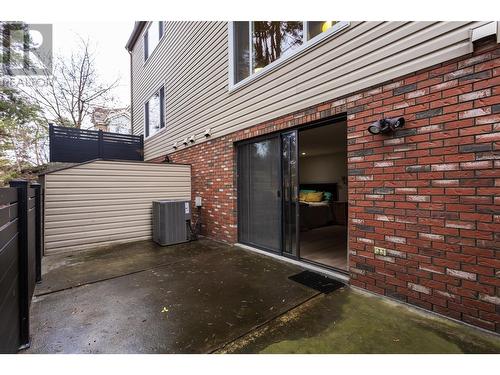 Lower level patio, completely fenced and private - 1675 Thayer Court Unit# 11, Kelowna, BC - Outdoor With Exterior