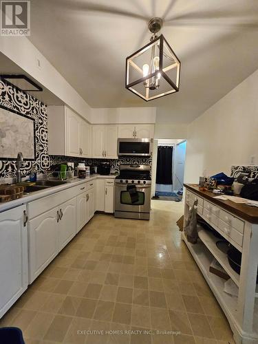 144 Elm Street, Port Colborne, ON - Indoor Photo Showing Kitchen With Double Sink