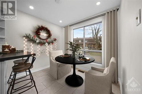 This Photo has been virtually staged. - 111 Beachview Private, Ottawa, ON - Indoor Photo Showing Dining Room