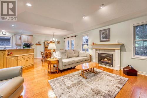 605 Rowellas Way, Sarnia, ON - Indoor Photo Showing Living Room With Fireplace