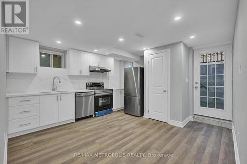 Bsmt - 66 Westfield Drive, Whitby, ON - Indoor Photo Showing Kitchen With Upgraded Kitchen