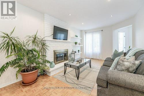 Upper - 1701 Willow Way, Mississauga, ON - Indoor Photo Showing Living Room With Fireplace