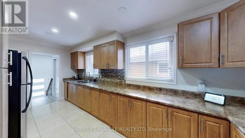 22 Nancy Mccredie Drive, Brampton, ON - Indoor Photo Showing Kitchen With Double Sink