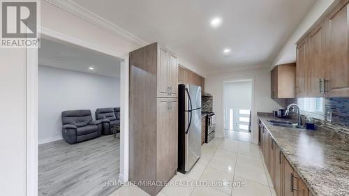 22 Nancy Mccredie Drive, Brampton, ON - Indoor Photo Showing Kitchen With Double Sink