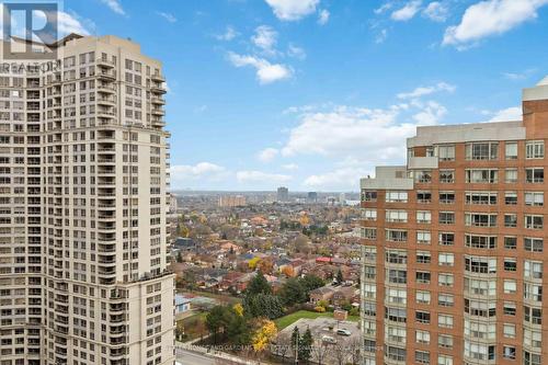 2111 - 310 Burnhamthorpe Road, Mississauga, ON - Outdoor With Balcony With Facade