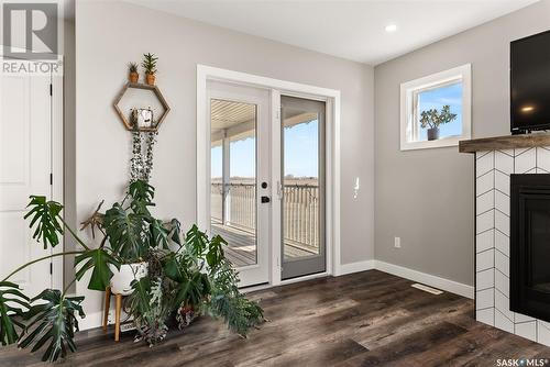 The Monk Acreage, Edenwold Rm No. 158, SK - Indoor Photo Showing Other Room With Fireplace