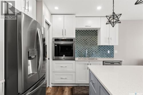 The Monk Acreage, Edenwold Rm No. 158, SK - Indoor Photo Showing Kitchen With Stainless Steel Kitchen With Upgraded Kitchen