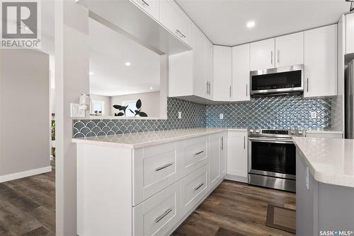 The Monk Acreage, Edenwold Rm No. 158, SK - Indoor Photo Showing Kitchen With Upgraded Kitchen