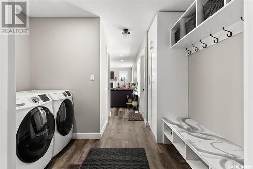 The Monk Acreage, Edenwold Rm No. 158, SK - Indoor Photo Showing Laundry Room