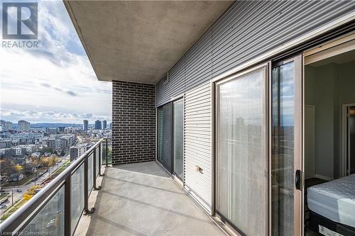 318 Spruce Street Unit# 2001, Waterloo, ON - Outdoor With Balcony With Exterior