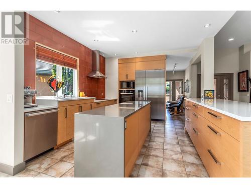 4100 Gallaghers Parkland Drive Unit# 12, Kelowna, BC - Indoor Photo Showing Kitchen With Upgraded Kitchen