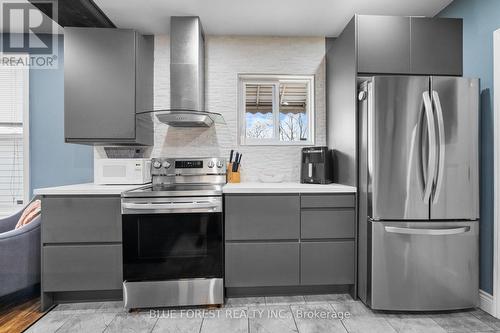 85 Brisbin Street E, London, ON - Indoor Photo Showing Kitchen With Stainless Steel Kitchen