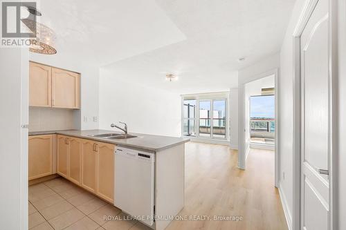 610 - 50 Brian Harrison Way, Toronto, ON - Indoor Photo Showing Kitchen With Double Sink