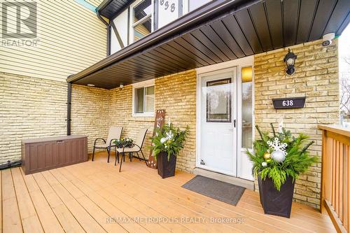 638 Galahad Drive, Oshawa, ON - Outdoor With Deck Patio Veranda With Exterior