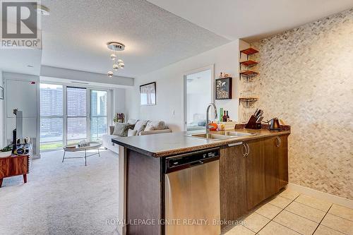 1003 - 8 Trent Avenue, Toronto, ON - Indoor Photo Showing Kitchen With Double Sink