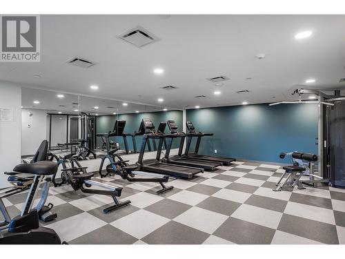 1488 Bertram Street Unit# 2905, Kelowna, BC - Indoor Photo Showing Gym Room