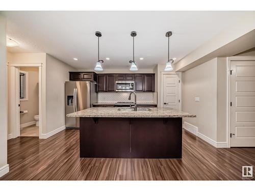 17126 38 St Nw, Edmonton, AB - Indoor Photo Showing Kitchen With Upgraded Kitchen