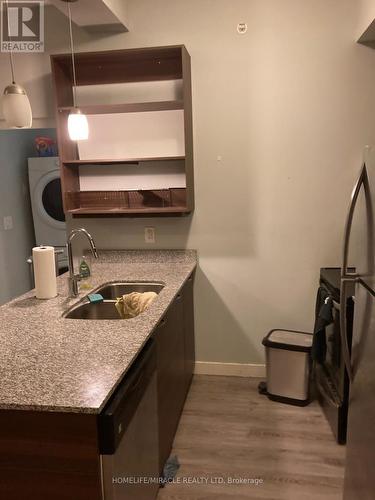 1704 - 318 Spruce Street, Waterloo, ON - Indoor Photo Showing Kitchen With Double Sink