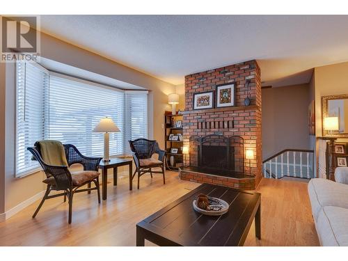 3282 Bellamy Road, Prince George, BC - Indoor Photo Showing Living Room With Fireplace